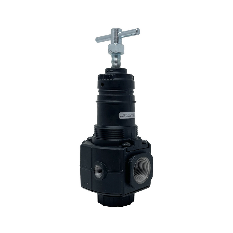 Norgren Excelon R74G inline compressed air pressure regulator, representative product image for Rolair air regulators.
