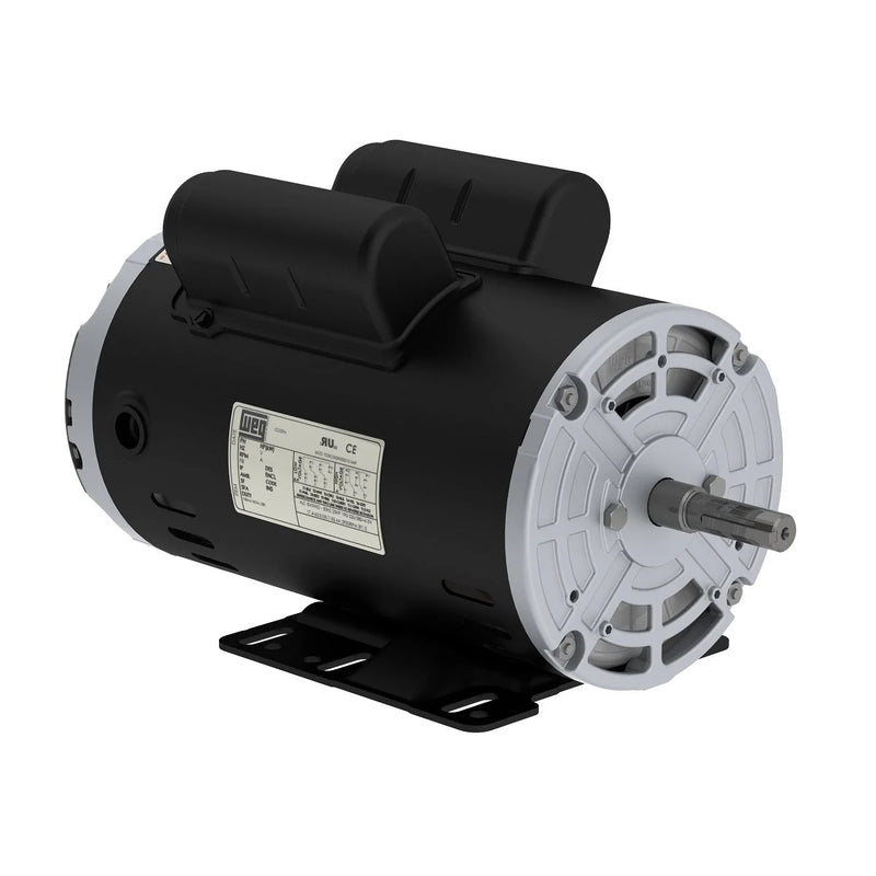 WEG single-phase compressor duty electric motor, 3450 RPM, representative image for ROLAIR replacement motors