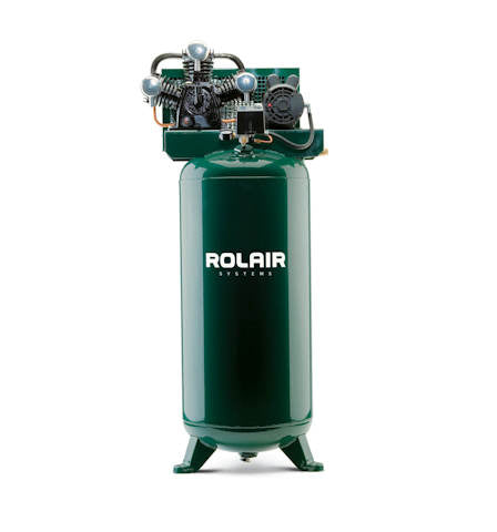Rolair H5130K24X 5 HP Two-Stage Horizontal Air Compressor - 30 Gallon