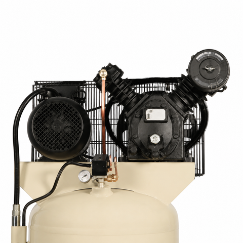 Ingersoll Rand 2340 two-stage reciprocating air compressor pump assembly, representative product view.