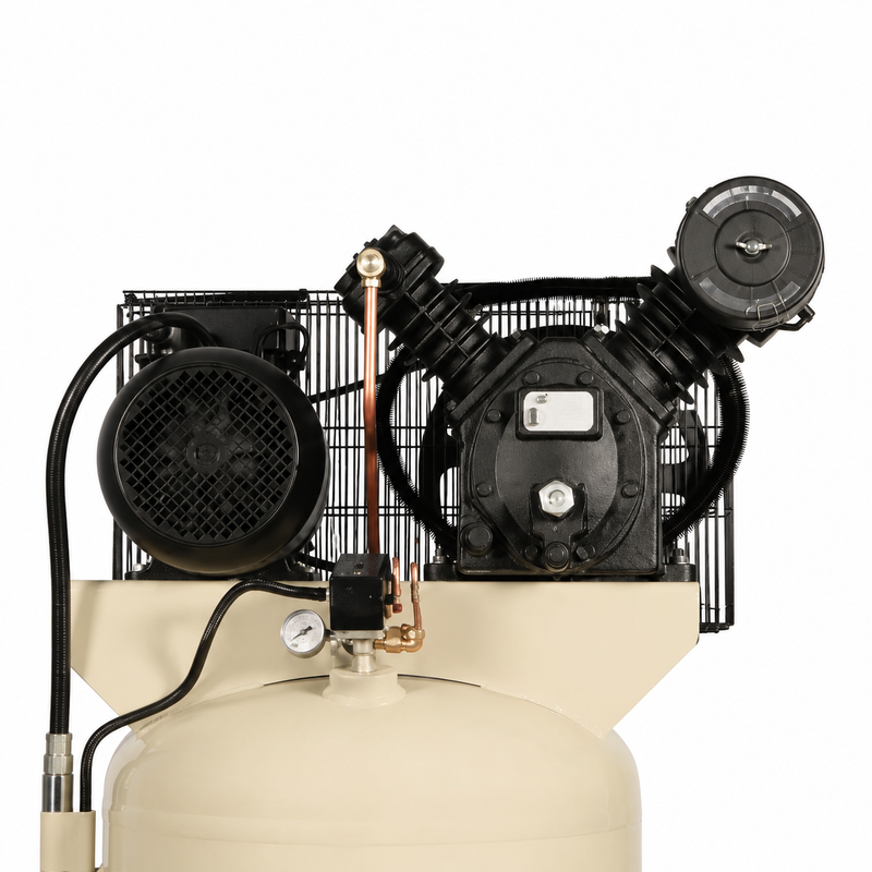 Ingersoll Rand 2340 two-stage reciprocating air compressor pump assembly, representative product view.