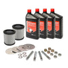 Ingersoll Rand 2545 and 7100 reciprocating air compressor 2-year warranty start-up kit contents, representative product image.