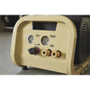 Ingersoll Rand P1IU-A9 2 HP twin-stack compressor – control panel with pressure gauges, air regulator and quick couplers