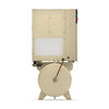 Ingersoll Rand UP6 5–15 HP rotary screw air compressor with horizontal receiver tank – rear view