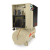 Ingersoll Rand UP6 5–15 HP tank-mounted rotary screw air compressor – interior cabinet view