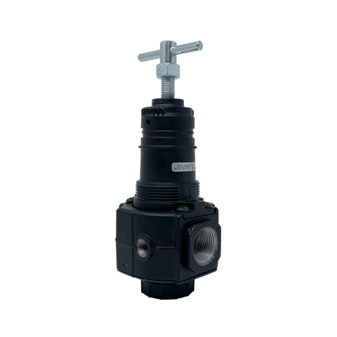 Norgren Excelon R74G inline compressed air pressure regulator, representative product image for Rolair air regulators.