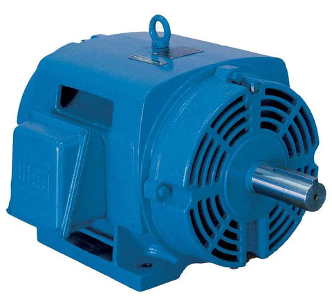 Blue electric motor, representative image for ROLAIR single-phase compressor motors, 1740 RPM